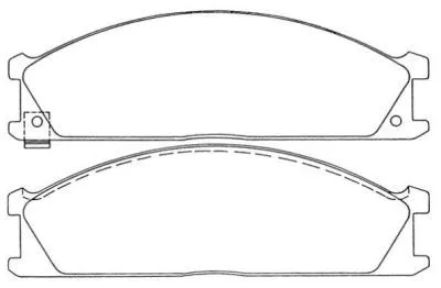 Kit de plaquettes de frein, frein à disque AISIN ASN-167