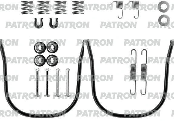 Kit d'accessoires, mâchoire de frein PATRON PSRK0151