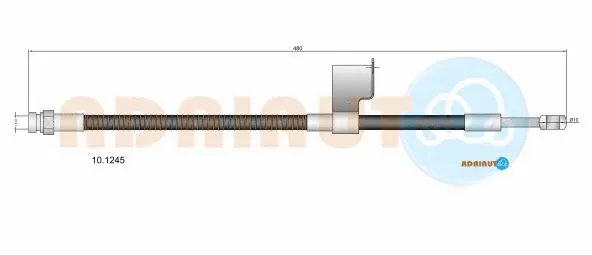 Flexible de frein ADRIAUTO 10.1245