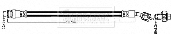 Flexible de frein BORG & BECK BBH8307