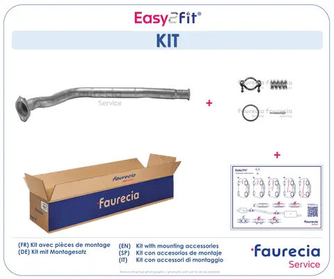 Tuyau d'échappement Faurecia FS45165