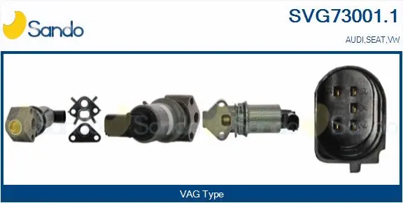 Vanne EGR SANDO SVG73001.1