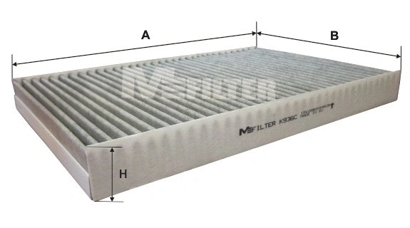 Filtre, air de l'habitacle MFILTER K 936C