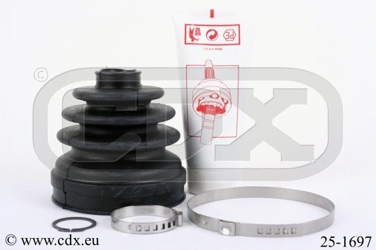 Jeu de joints-soufflets, arbre de commande CDX 25-1697