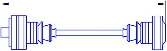 Arbre de transmission SERCORE 22622