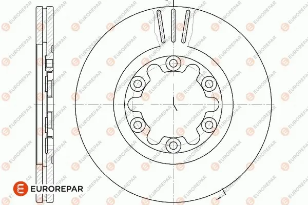 Disque de frein EUROREPAR 1667870180