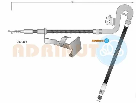 Flexible de frein ADRIAUTO 35.1264