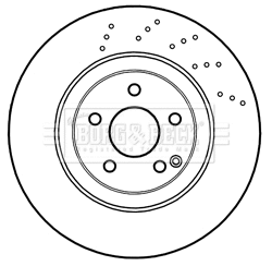Disque de frein BORG & BECK BBD6048S