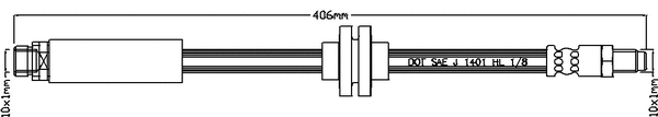Flexible de frein JURATEK JBH1217