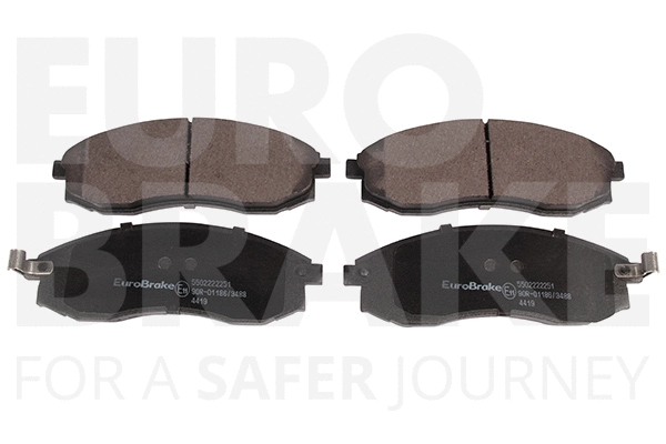 Kit de plaquettes de frein, frein à disque EUROBRAKE 5502222251