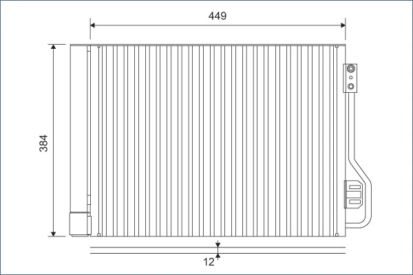 Condenseur, climatisation VALEO 812882
