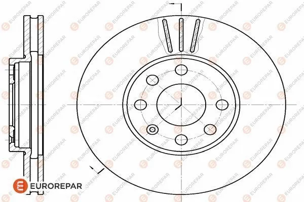 Disque de frein EUROREPAR 1618885080