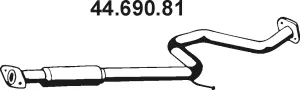 Silencieux central EBERSPÄCHER 44.690.81