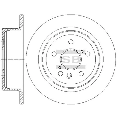 Disque de frein Hi-Q SD4639