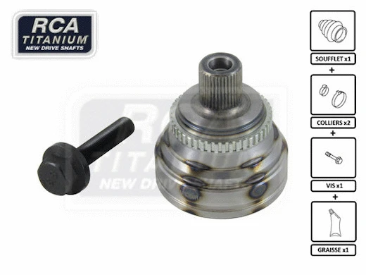 Jeu de joints, arbre de transmission RCA FRANCE AA10A