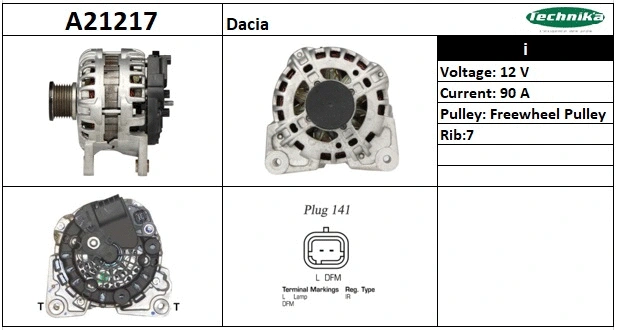 Alternateur Technika A21217