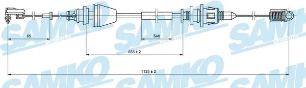 Câble d'accélération SAMKO C0146A