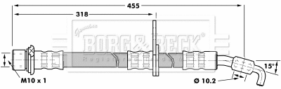 Flexible de frein BORG & BECK BBH7240