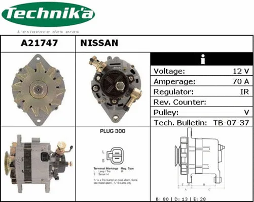 Alternateur Technika A21747