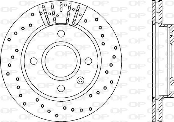 Disque de frein OPEN PARTS BDRS1176.25