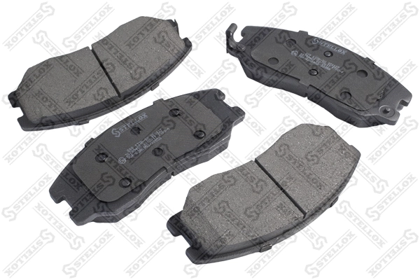 Kit de plaquettes de frein, frein à disque STELLOX 000 033B-SX