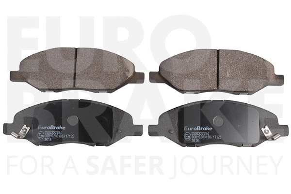 Kit de plaquettes de frein, frein à disque EUROBRAKE 5502222294