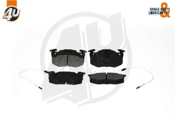 Kit de plaquettes de frein, frein à disque 4U Autoparts 22600RN