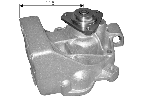 Pompe à eau, refroidissement du moteur TECDRIVE TPAE0067