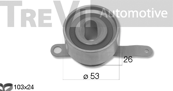 Kit de courroie crantée TREVI AUTOMOTIVE KD1482