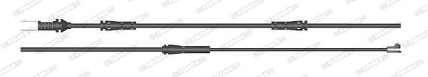 Contact d'avertissement, usure des plaquettes de frein FERODO FWI411