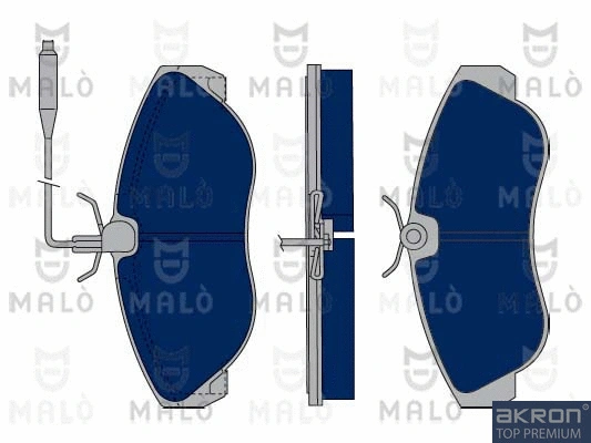 Kit de plaquettes de frein, frein à disque AKRON-MALÒ 1050339