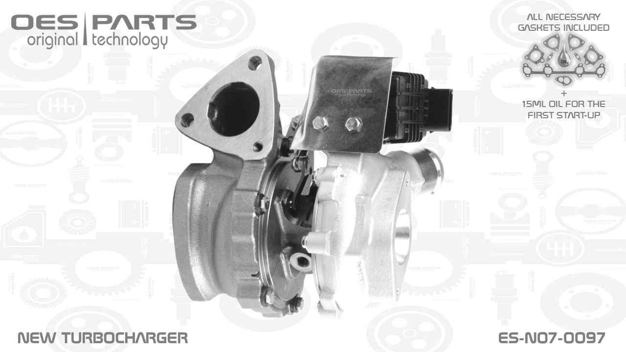 Turbocompresseur, suralimentation OES PARTS ES-N07-0097