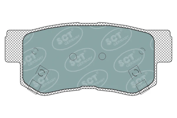 Kit de plaquettes de frein, frein à disque SCT - MANNOL SP 326 PR
