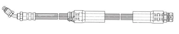 Flexible de frein Technika 49249