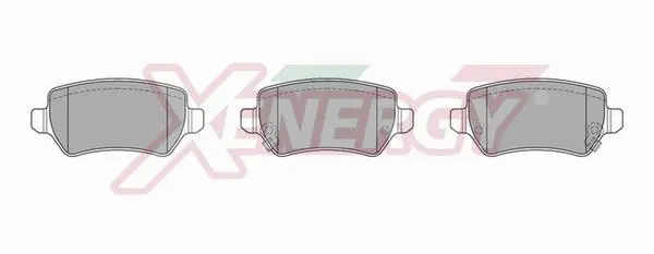 Kit de plaquettes de frein, frein à disque AP XENERGY X40809