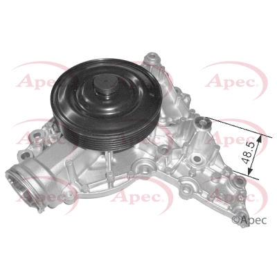 Pompe à eau, refroidissement du moteur APEC AWP1334