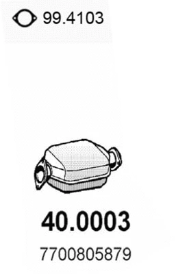 Catalyseur ASSO 40.0003