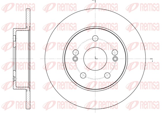 Disque de frein REMSA 6239.01