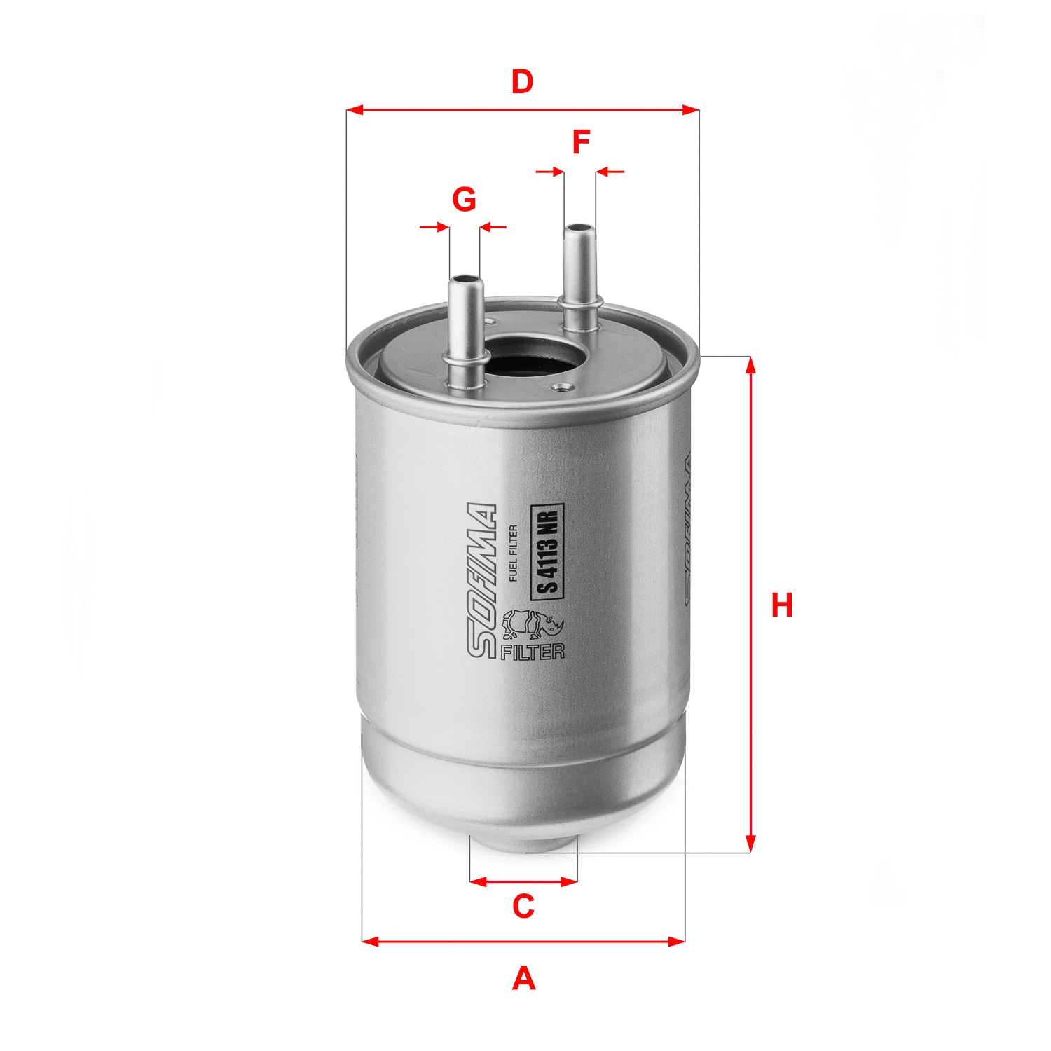 Filtre à carburant SOFIMA S 4113 NR