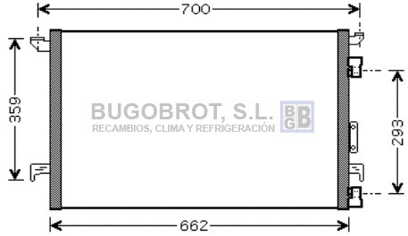 Condenseur, climatisation BUGOBROT 62-OL5333