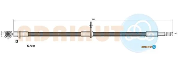 Flexible de frein ADRIAUTO 12.1234