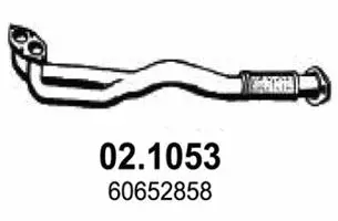 Tuyau d'échappement ASSO 02.1053