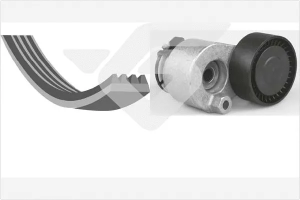 Jeu de courroies trapézoïdales à nervures HUTCHINSON KHV 176