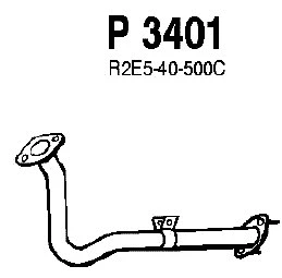 Tuyau d'échappement VEGAZ GmbH MZR-107