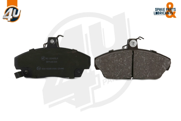 Kit de plaquettes de frein, frein à disque 4U Autoparts 22405LR