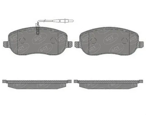 Kit de plaquettes de frein, frein à disque SCT - MANNOL SP 630 PR