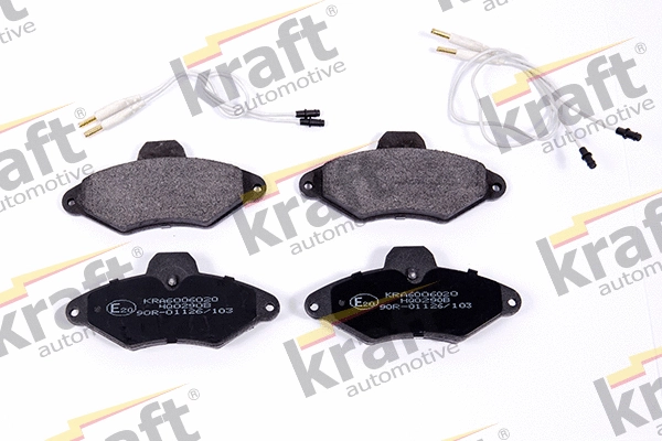 Kit de plaquettes de frein, frein à disque KRAFT AUTOMOTIVE 6006020