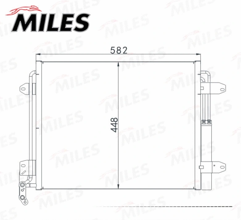 Condenseur, climatisation MILES ACCB055