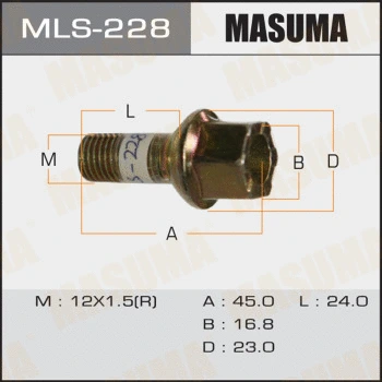 Vis de roue MASUMA MLS-228