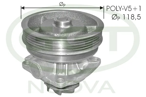 Pompe à eau, refroidissement du moteur GGT PA10710